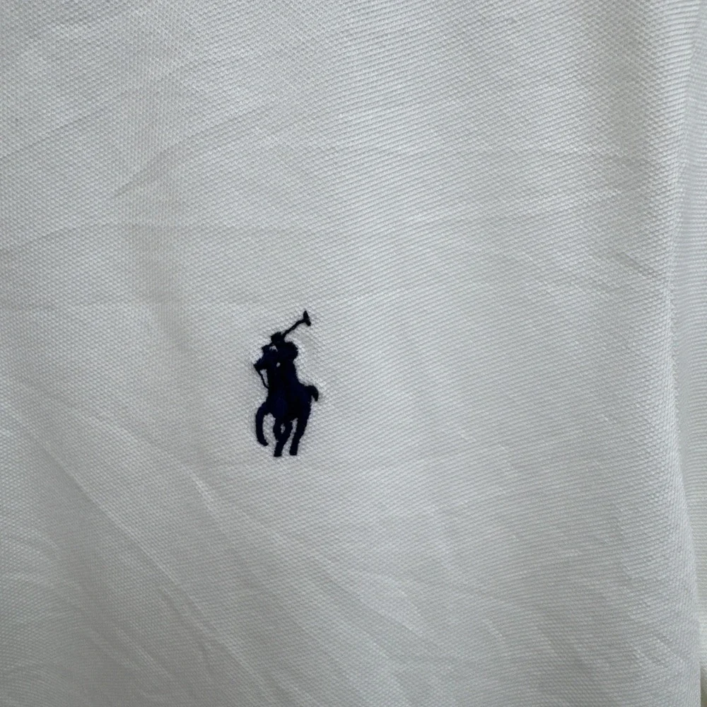 Polo Golf Ralph Lauren Performance collared white shirt made in Peru SZ Large